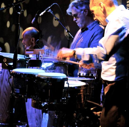 Mario,Roger &amp; Tommy last night with The Dizzy Gillespie Afro-Cuban Experience at The Hamilton in Washington,DC :6:28:14 .jpg
