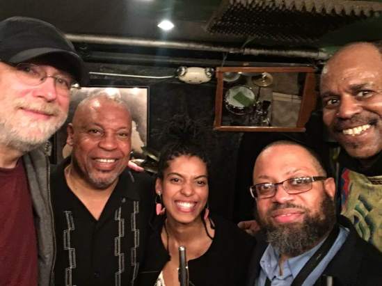 Bill O'Connell, Bill O'Connell, Santi Debriano Jazz, Santi Debriano, Anggie Obin, Justin Robinson and Justin Robinson at Smalls Jazz Club.