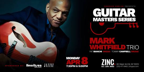 Mark Whitfield Organ Trio at Zinc NYC