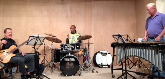 Gary Burton,John Lee &amp; Tommy Campbell, *rehearsal in Switzerland (fun too!)IMG_1396