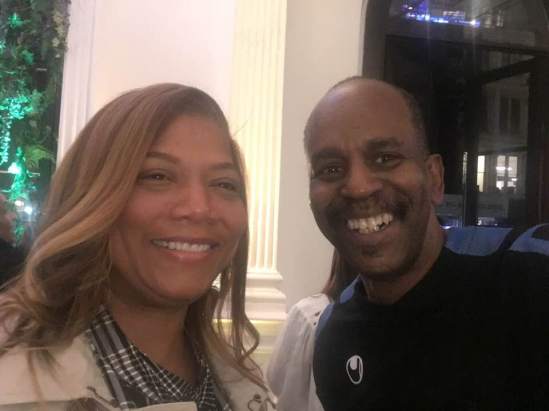 Tommy Campbell &amp; QueenLatifah at Joe's Pub